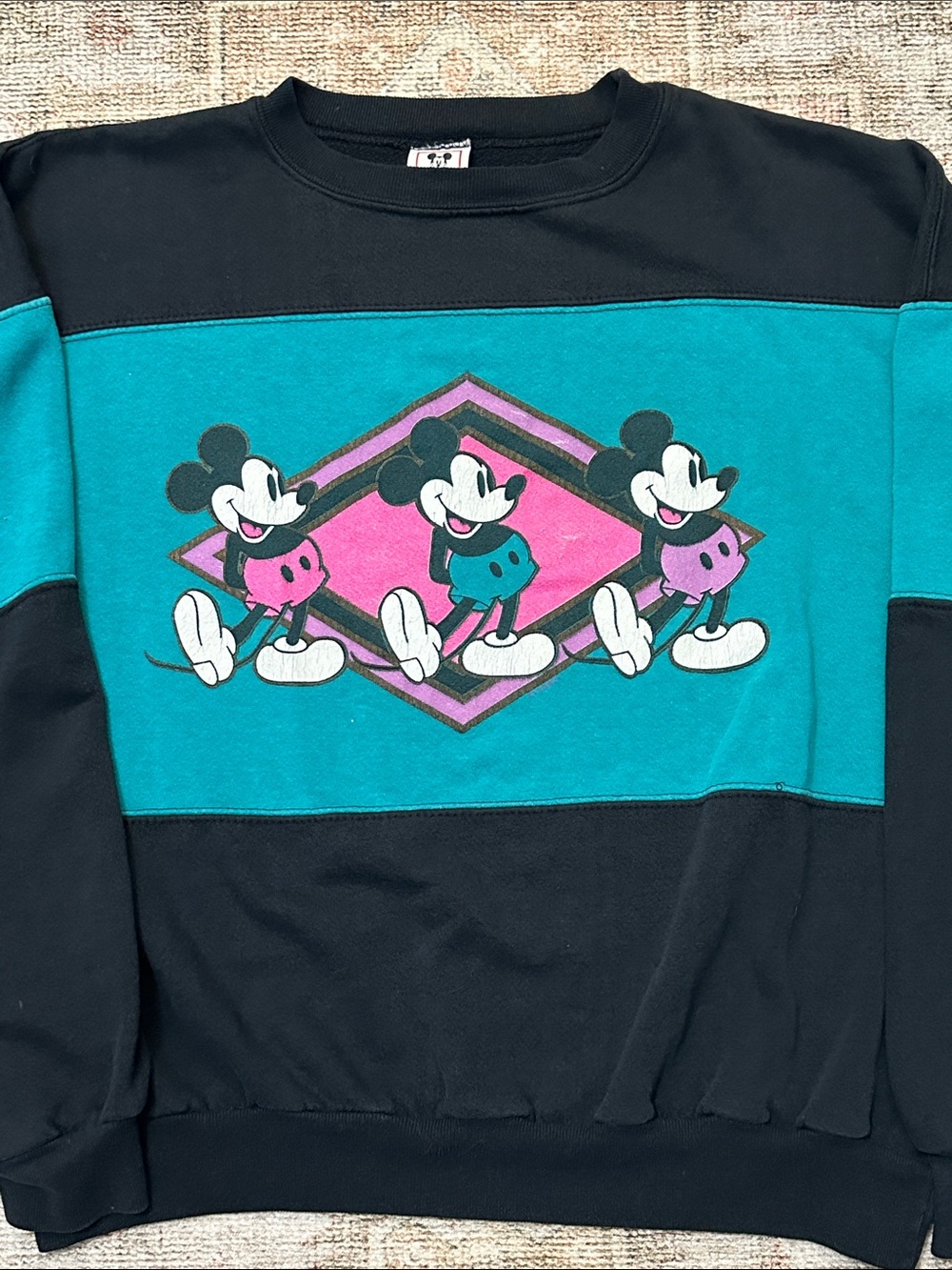 Vintage Disney Mickey Mouse Made In The USA Crewneck Sweater